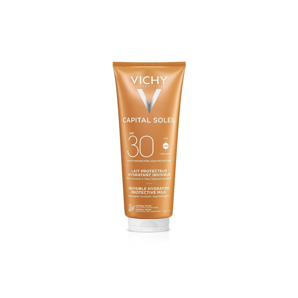 VICHY CAPITAL SOLEIL Losjons ķermenim un sejai SPF 30, 300 ml - Produkta attēls