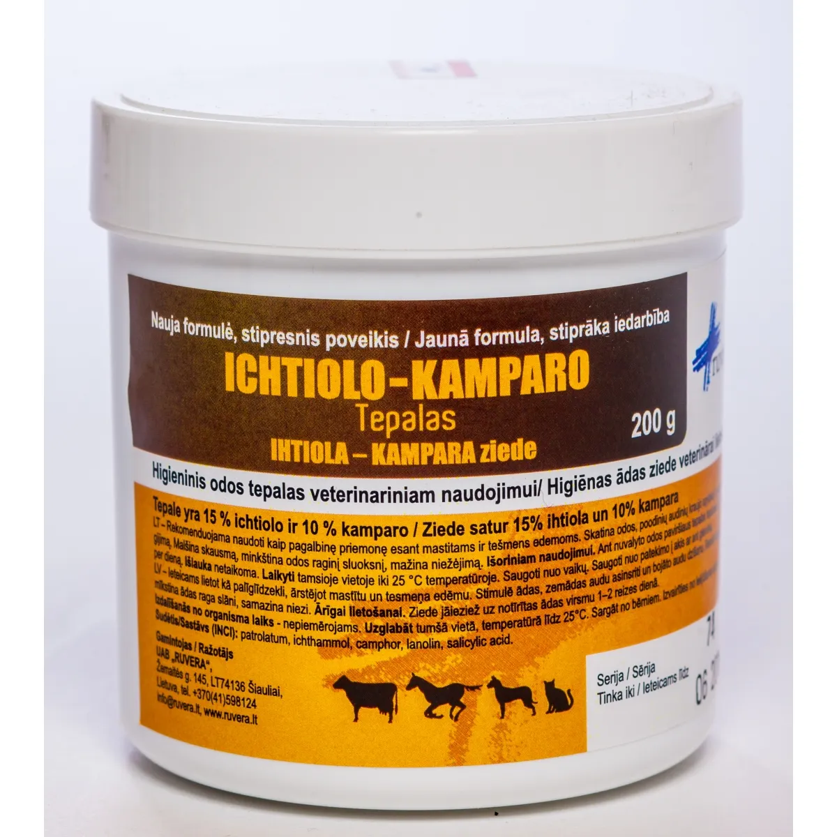 IHTIOLA-KAMPARA ZIEDE 200G - Produkta attēls