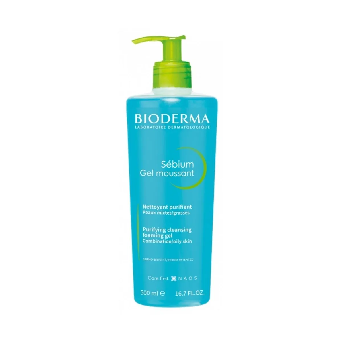 BIODERMA Sébium Gel moussant putojošs gels, 500 ml - Produkta attēls