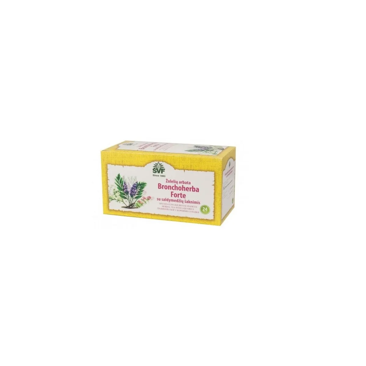 TĒJA BRONCHOHERBA FORTE AR LAKRICU 1.5G N24 (LIET) - Produkta attēls