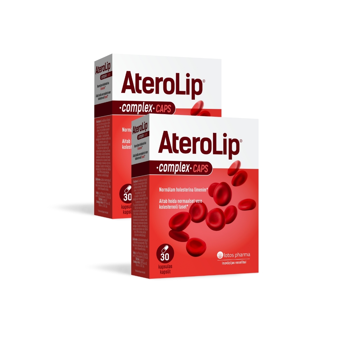 ATEROLIP Complex Caps, 30 gab. + 30 gab. - Produkta attēls