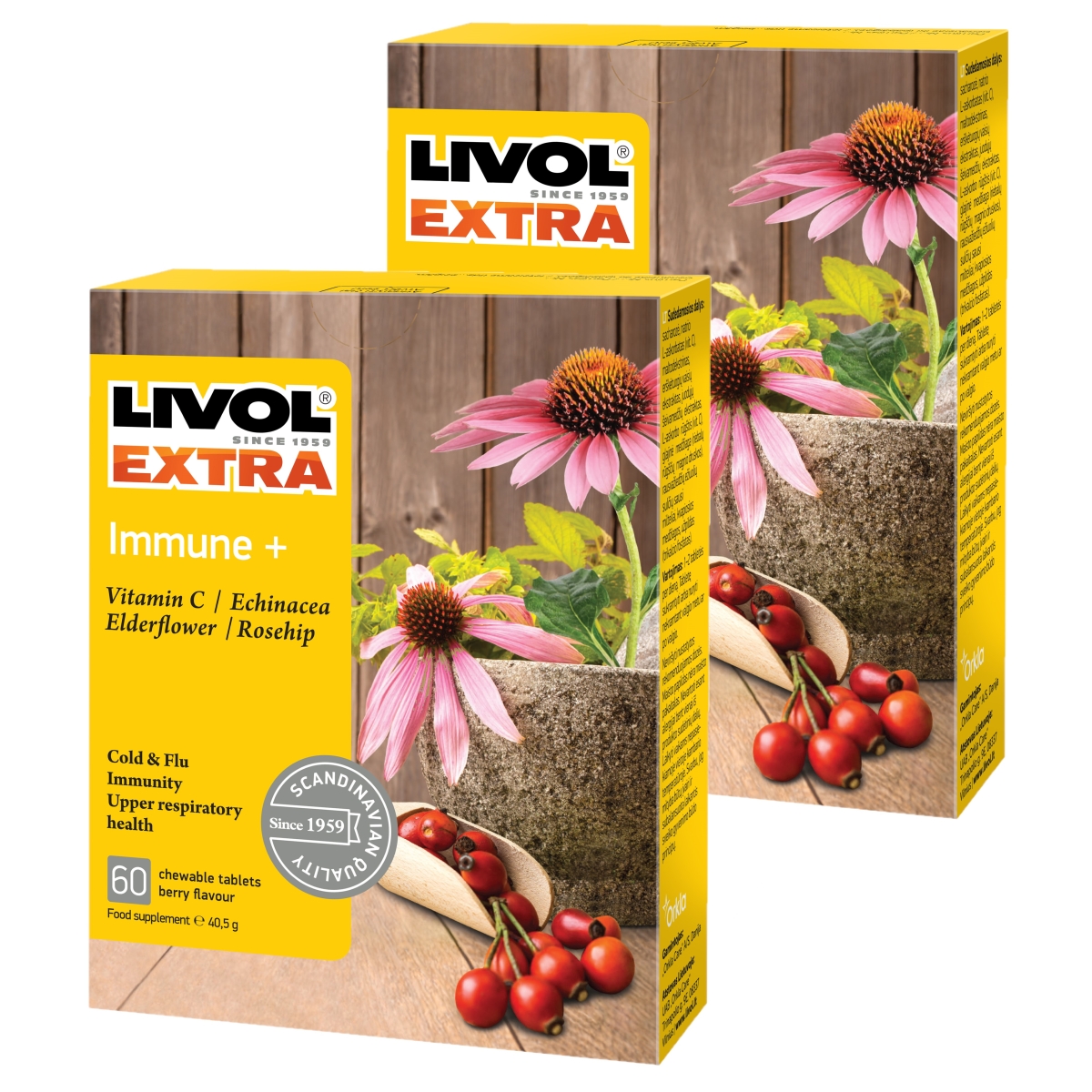 LIVOL EXTRA Immune + N60 1+1 - Produkta attēls