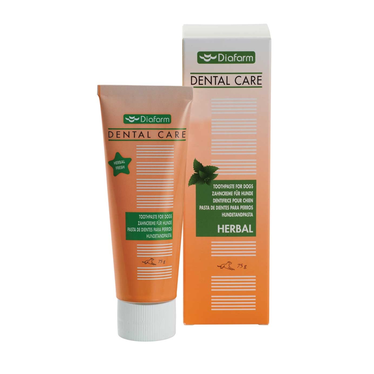 DF TOOTHPASTE FOR DOGS HERBAL 75G - Produkta attēls 1