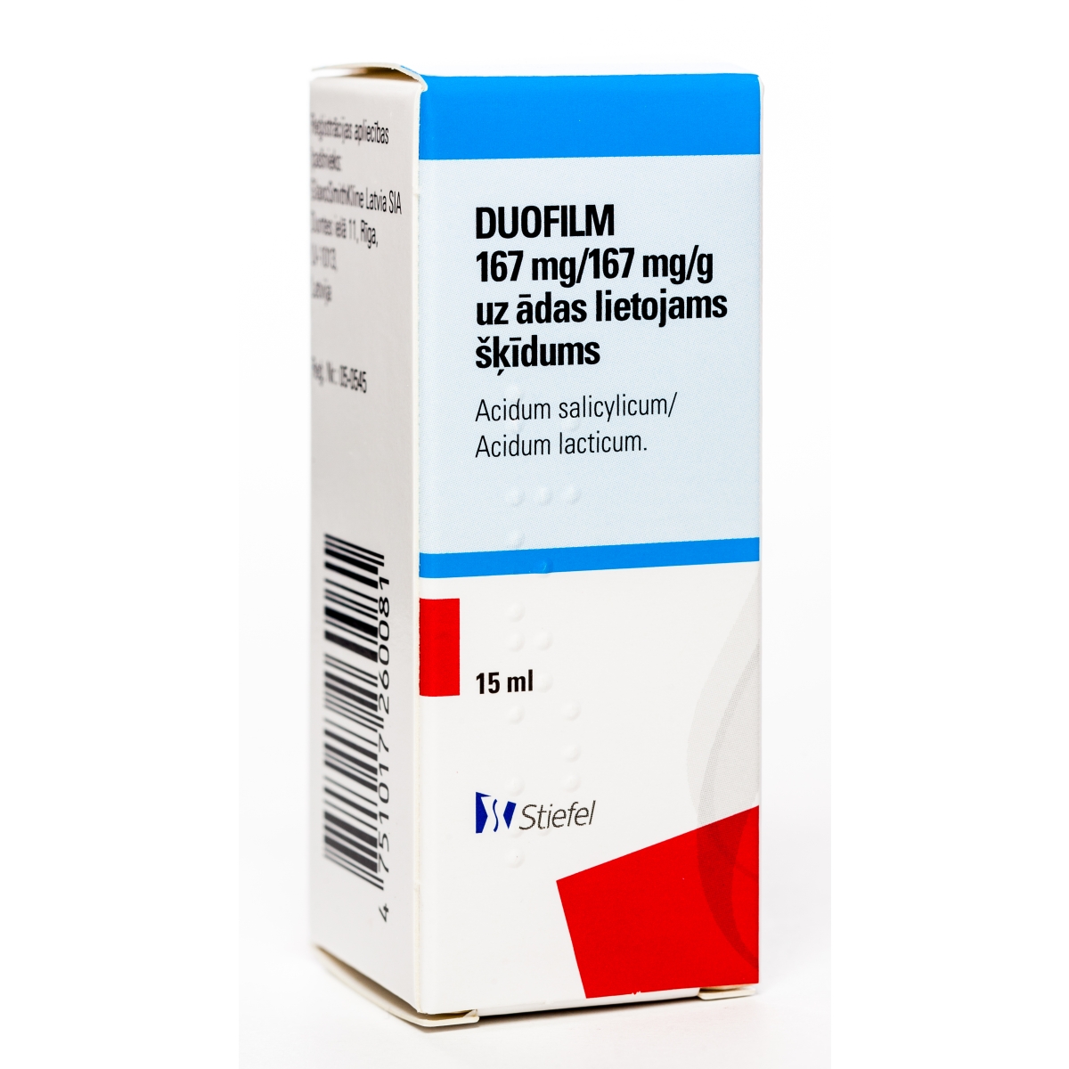 DUOFILM ŠĶĪDUMS KĀRPU ĀRSTĒŠANAI 15ML - Produkta attēls