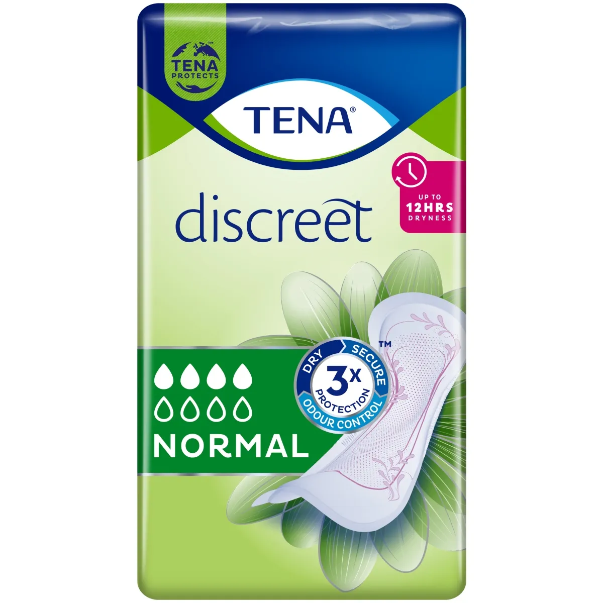 TENA Discreet Normal paketes, 12 gab. - Produkta attēls