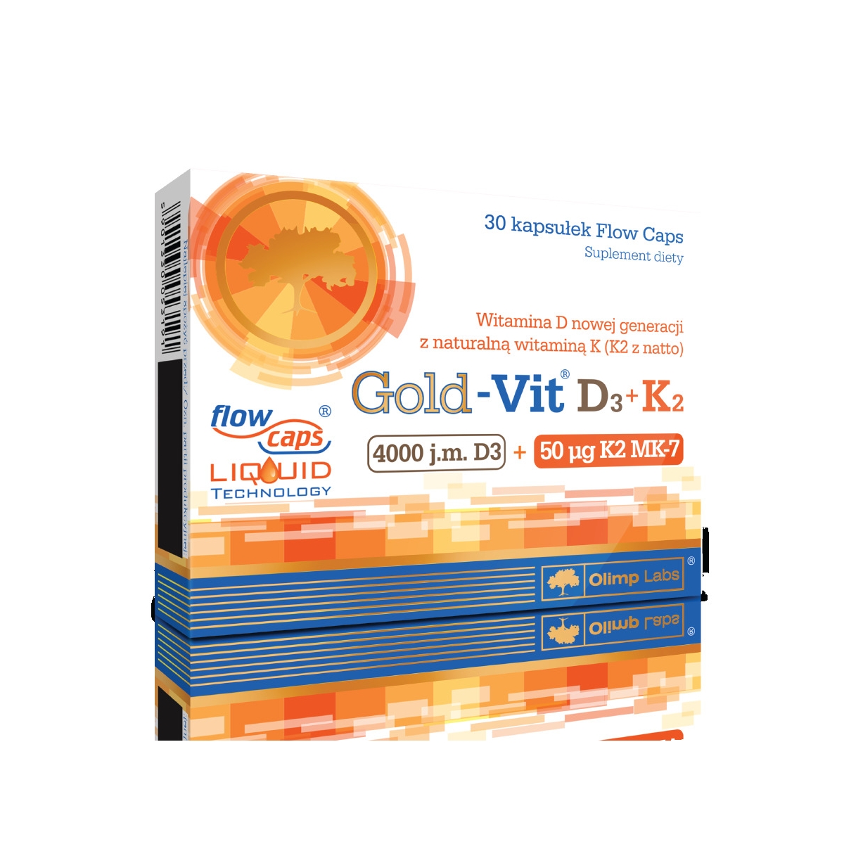 OLIMPLABS GOLD VIT. D3+K2  CPS N30 - Produkta attēls