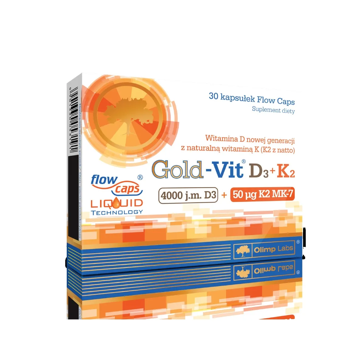 OLIMPLABS GOLD VIT. D3 4000+K2  CPS N30 - Produkta attēls