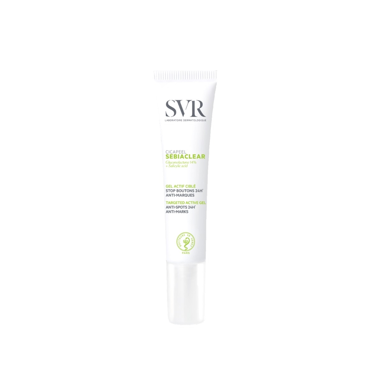 SVR Sebiaclear Cicapeel koncentrēts gels ādai ar noslieci uz pinnēm, 15ml - Produkta attēls