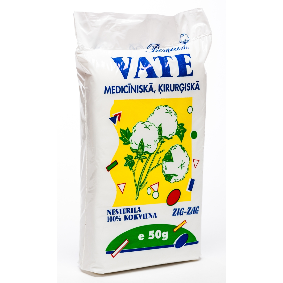 VATE MEDICĪNISKĀ ZIG-ZAG PREMIUM 50G