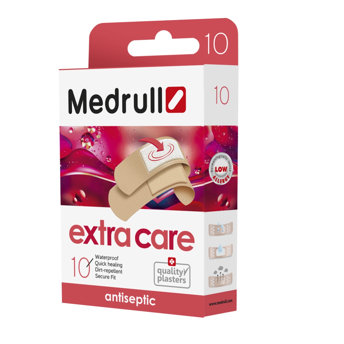 Medrull plāksteris "Extra Care" N10