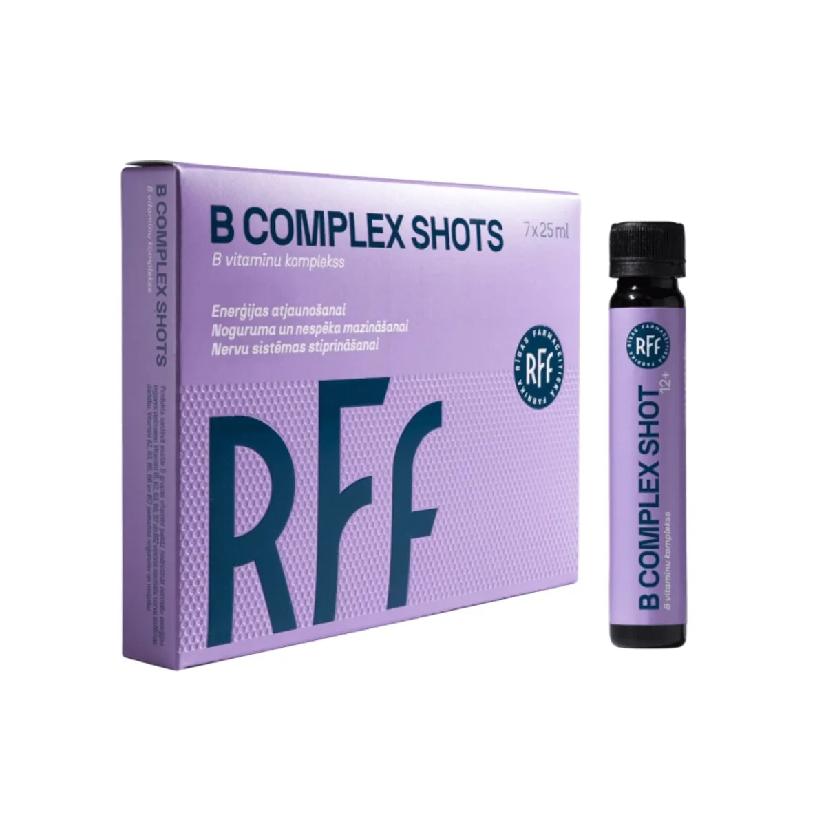 RFF B Complex shots 25 ml, 7 gab - Produkta attēls