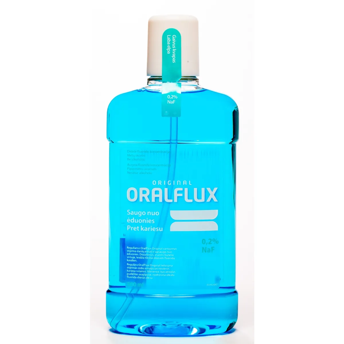 ORALFLUX Original mutes dobuma skalojamais līdzeklis, 500 ml - Produkta attēls