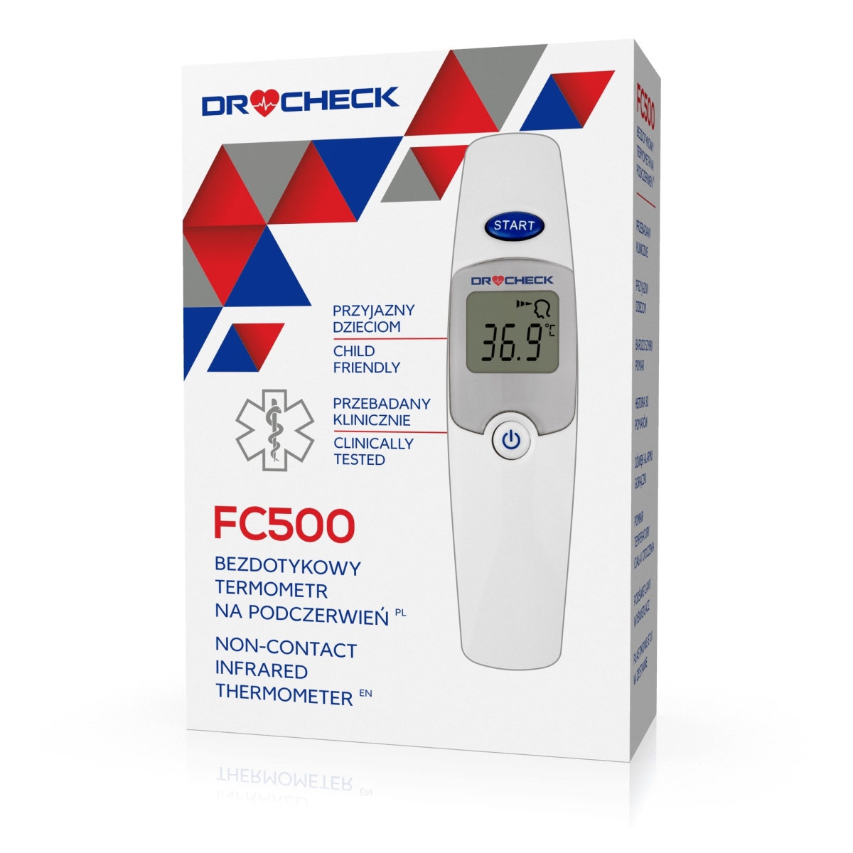 TERMOMETRS DIAGNOSIS FC500 INFRASARK. BEZKONTAKTU - Produkta attēls