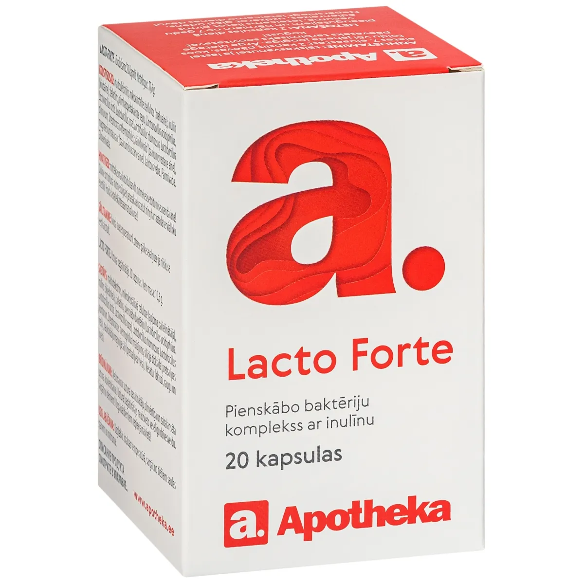 APOTHEKA Lacto Forte kapsulas, 20 gab - Produkta attēls