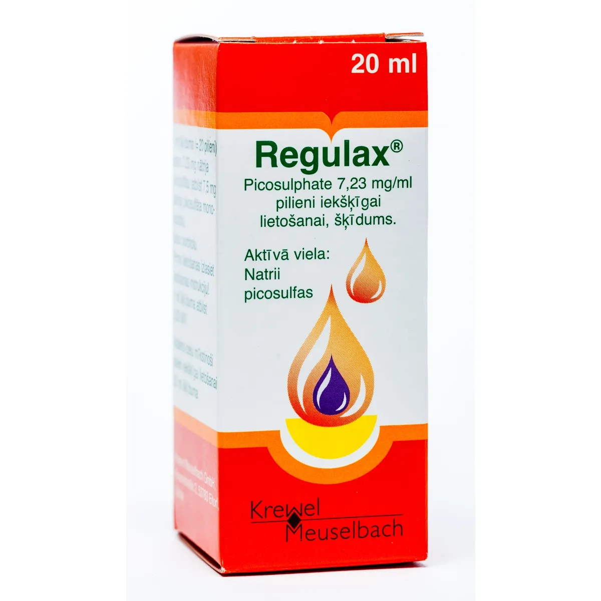 REGULAX PICOSULFAT PILIENI 20ML - Produkta attēls