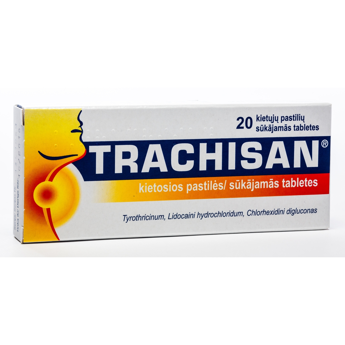TRACHISAN SŪKĀJAMAS TABLETES N20 - Produkta attēls