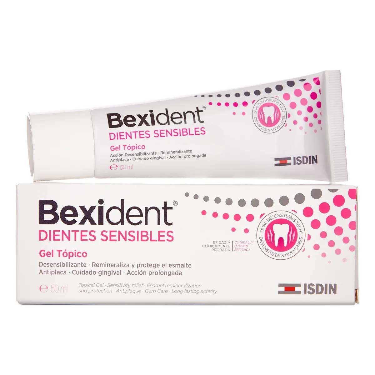 BEXIDENT Bioadhesive gels jūtīgiem zobiem, 50 ml - Produkta attēls