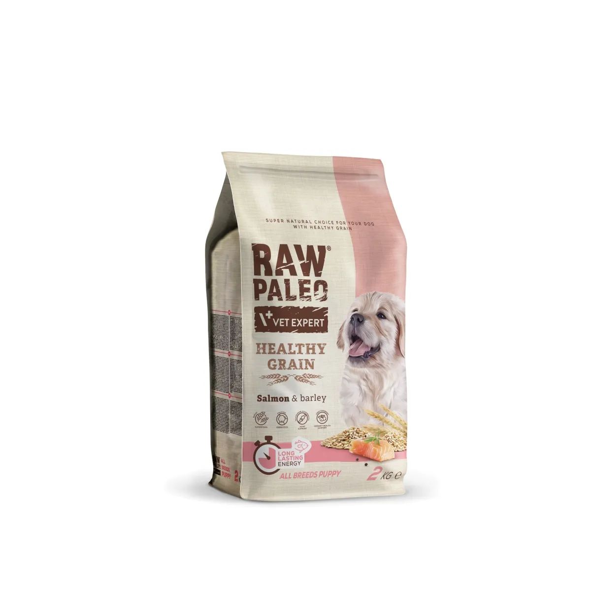 RAW PALEO HG KUCĒNU SAUSĀ B LASIS/MIEŽI 2KG - Produkta attēls