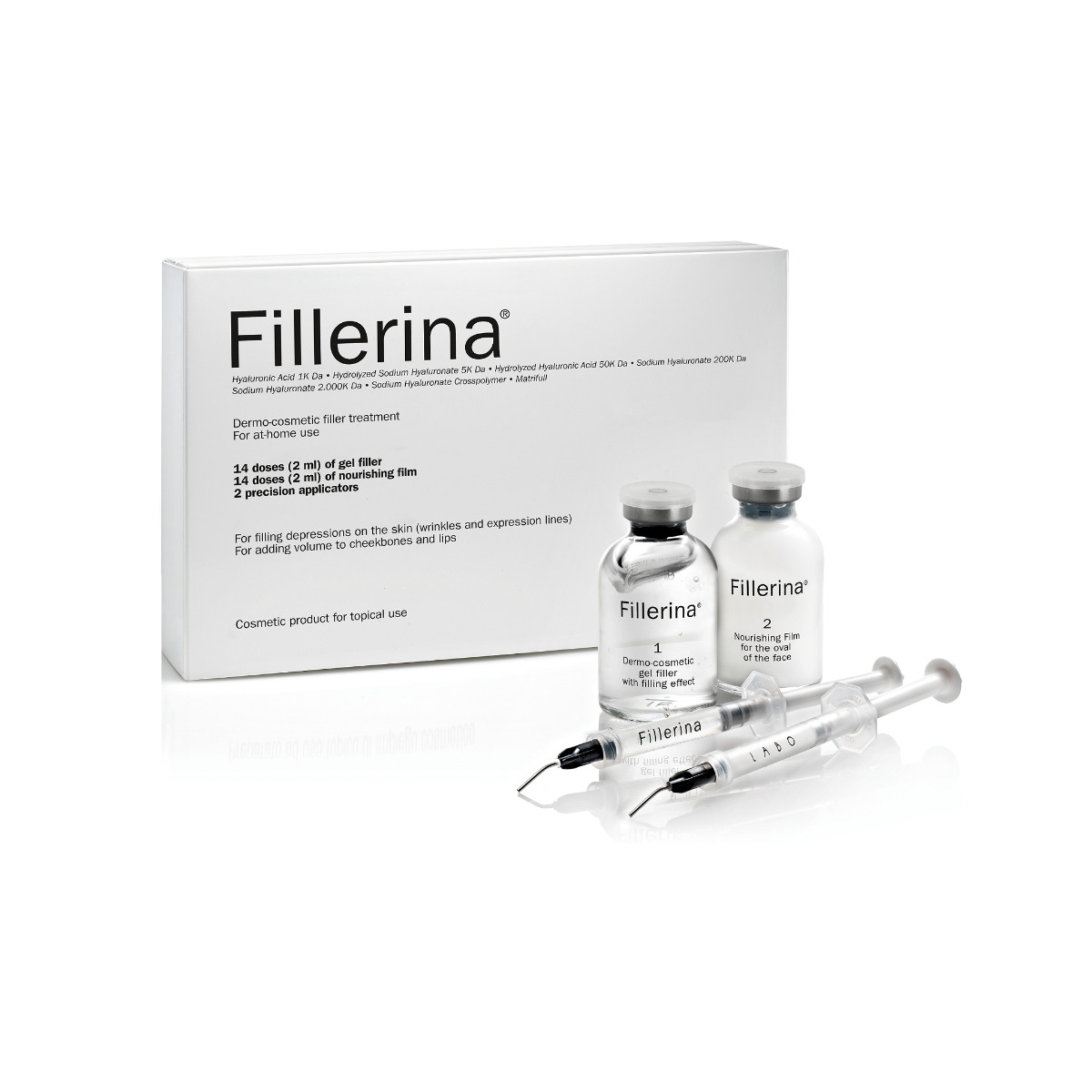 FILLERINA kosmētiskās pildvielas komplekts 2x30 ml,Intensitāte 3