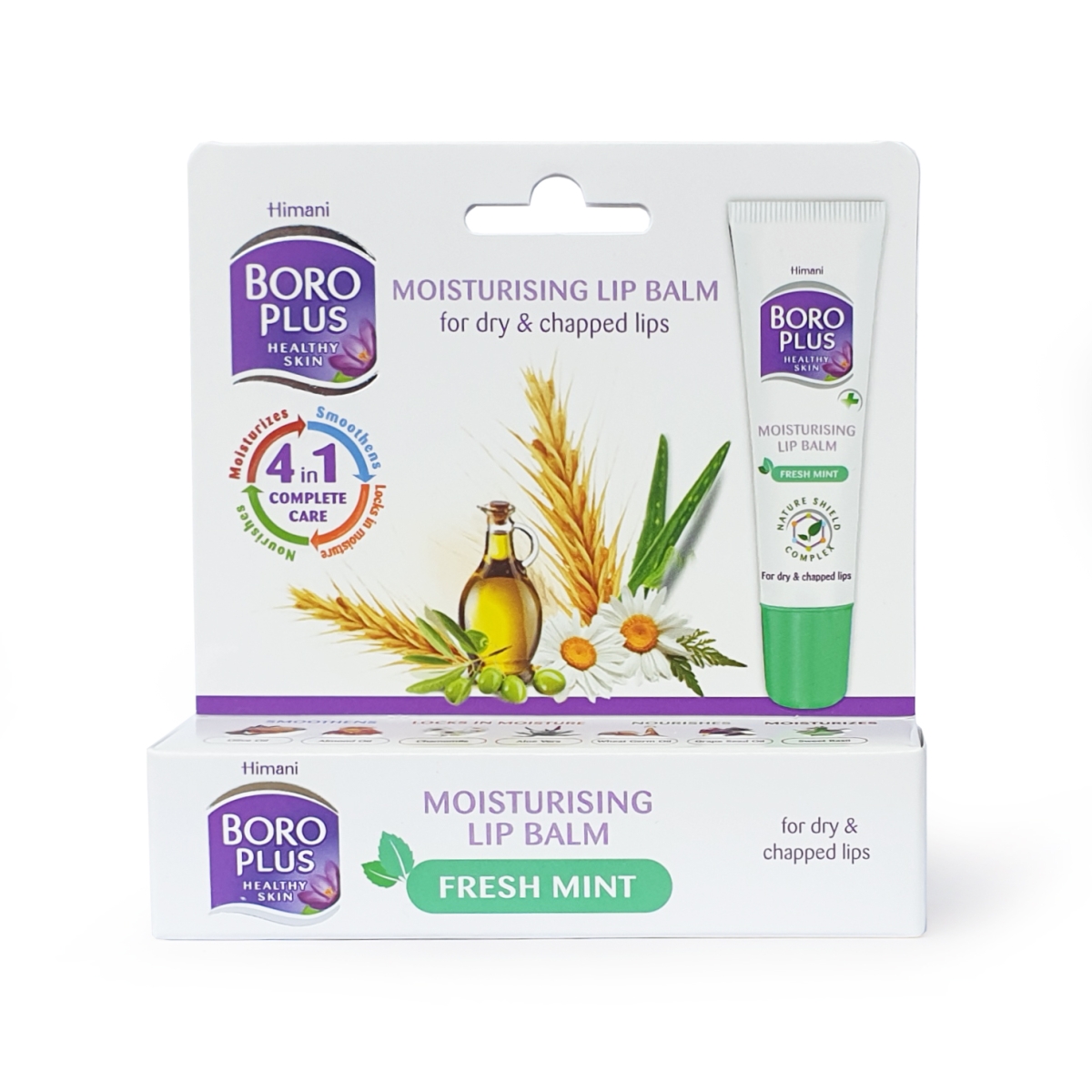 BORO Plus lūpu balzāms (piparmētra), 10 ml - Produkta attēls