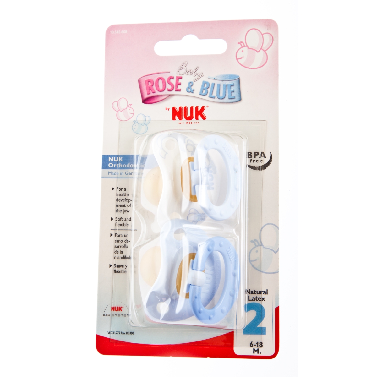 NUK MĀNEKLĪTIS BLUE LA2 N2 /SB95 - Produkta attēls