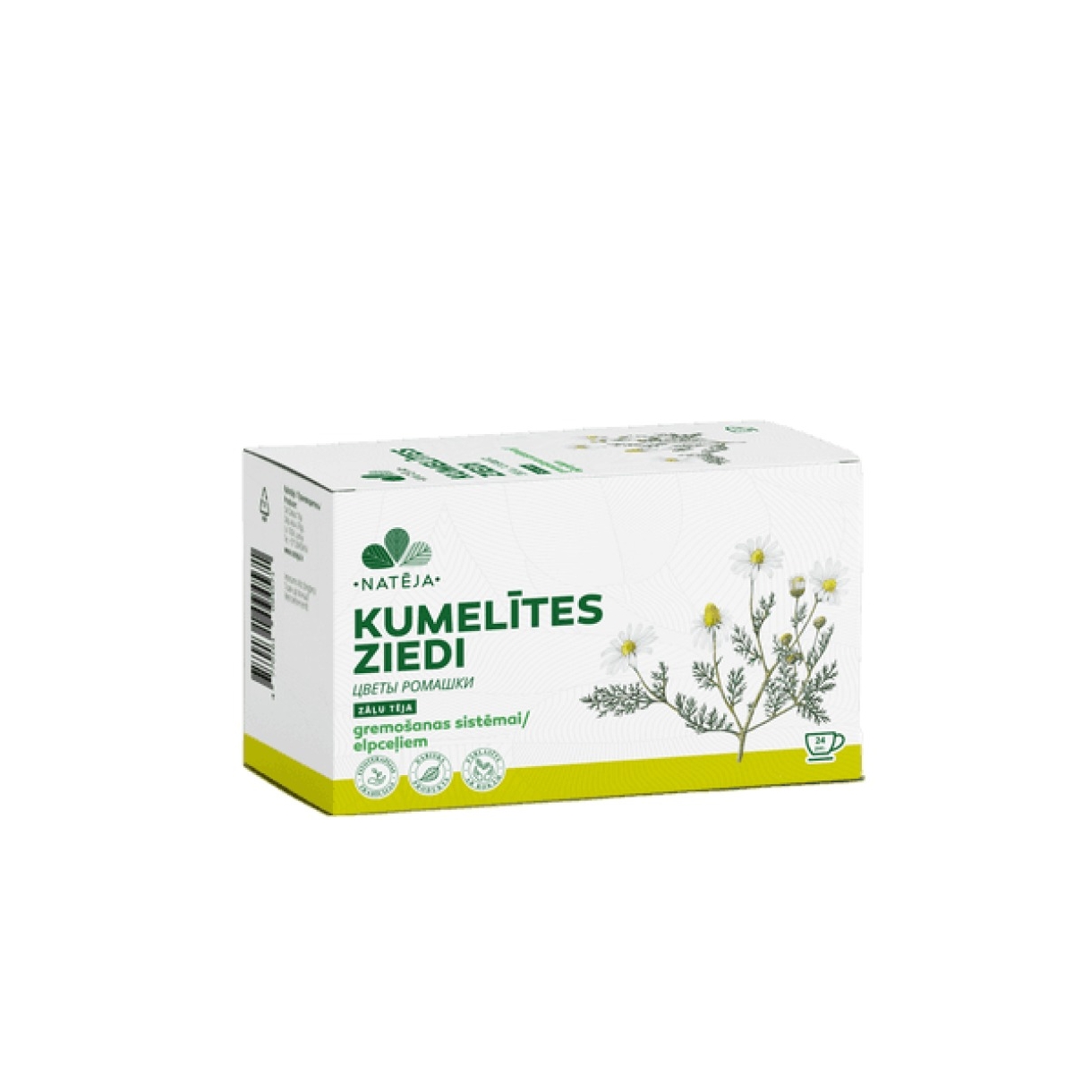 NATĒJA Kumelīšu ziedu tēja paciņās, N24 - Produkta attēls