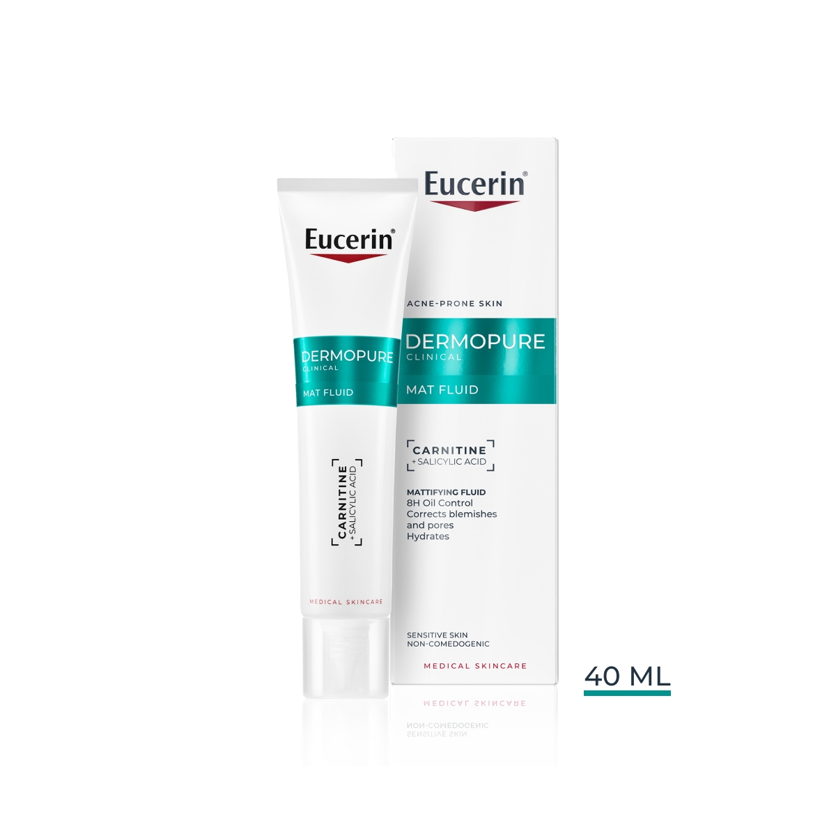 EUCERIN DermoPure Clinical matējošs fluīds, 40 ml - Produkta attēls
