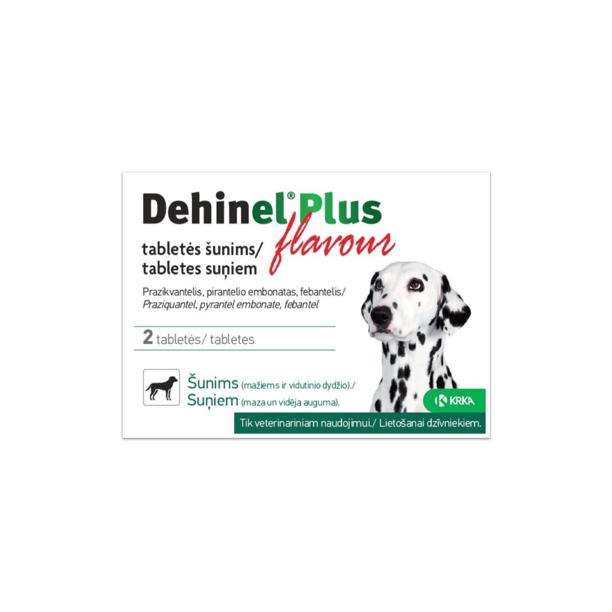 DEHINEL PLUS FLAVOUR TABLETES N2 SUŅIEM - Produkta attēls