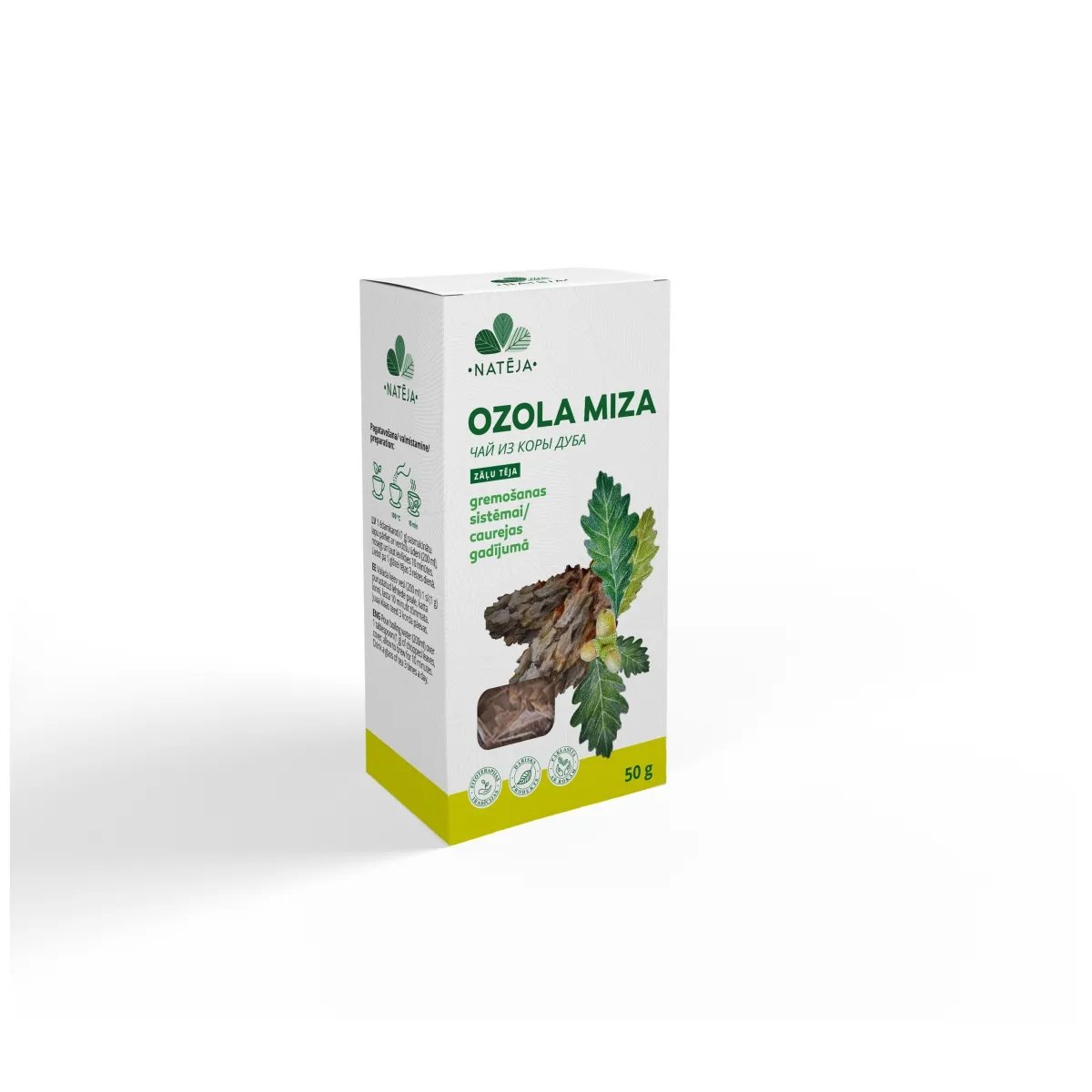 NATĒJA Ozola mizas tēja, 50g - Produkta attēls