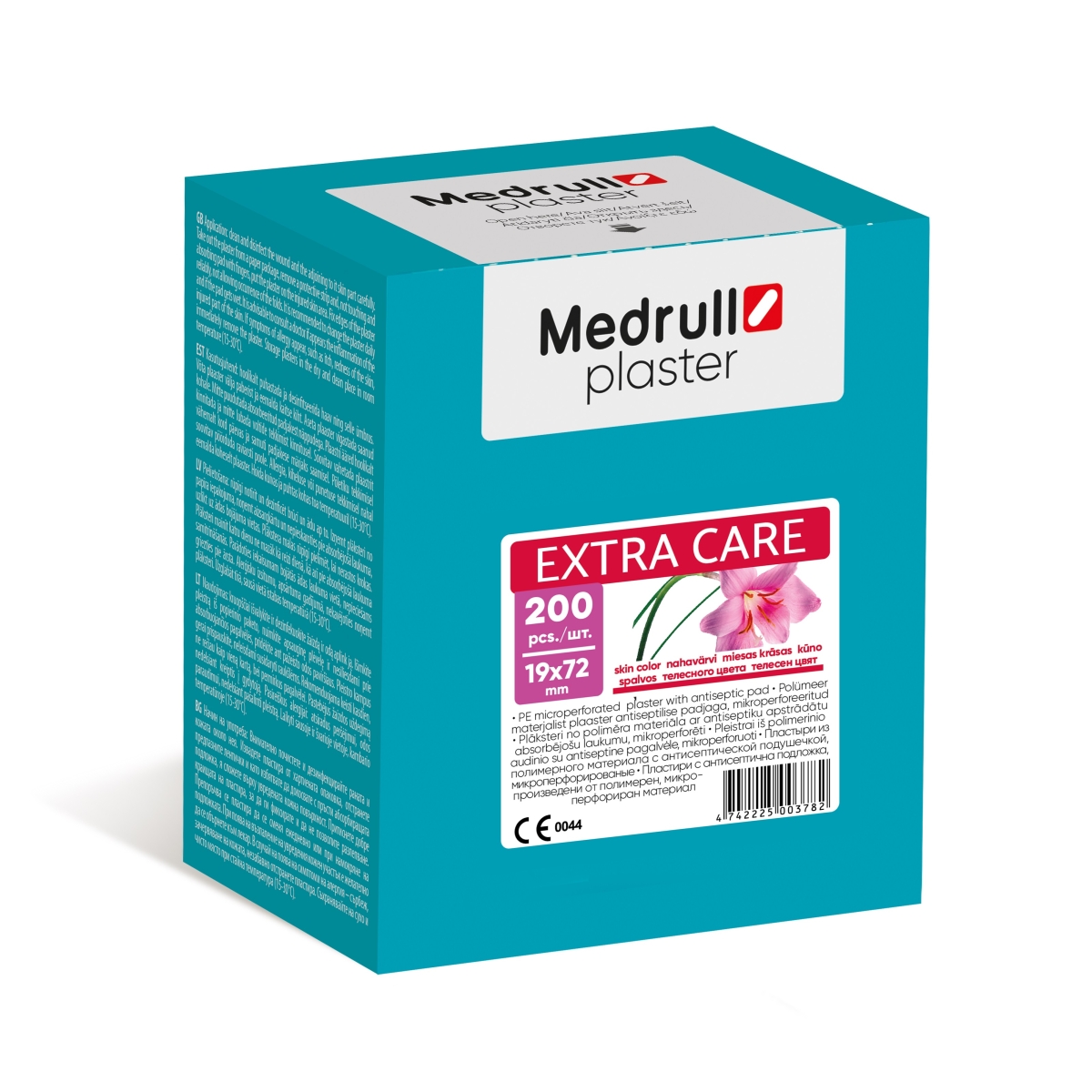 Medrull plāksteris "Extra Care" 19mm x 72mm N200 - Produkta attēls