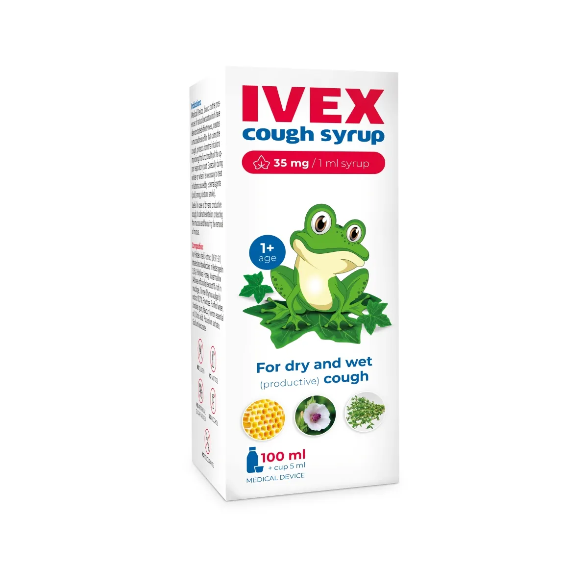 IVEX klepus sīrups, 100 ml - Produkta attēls