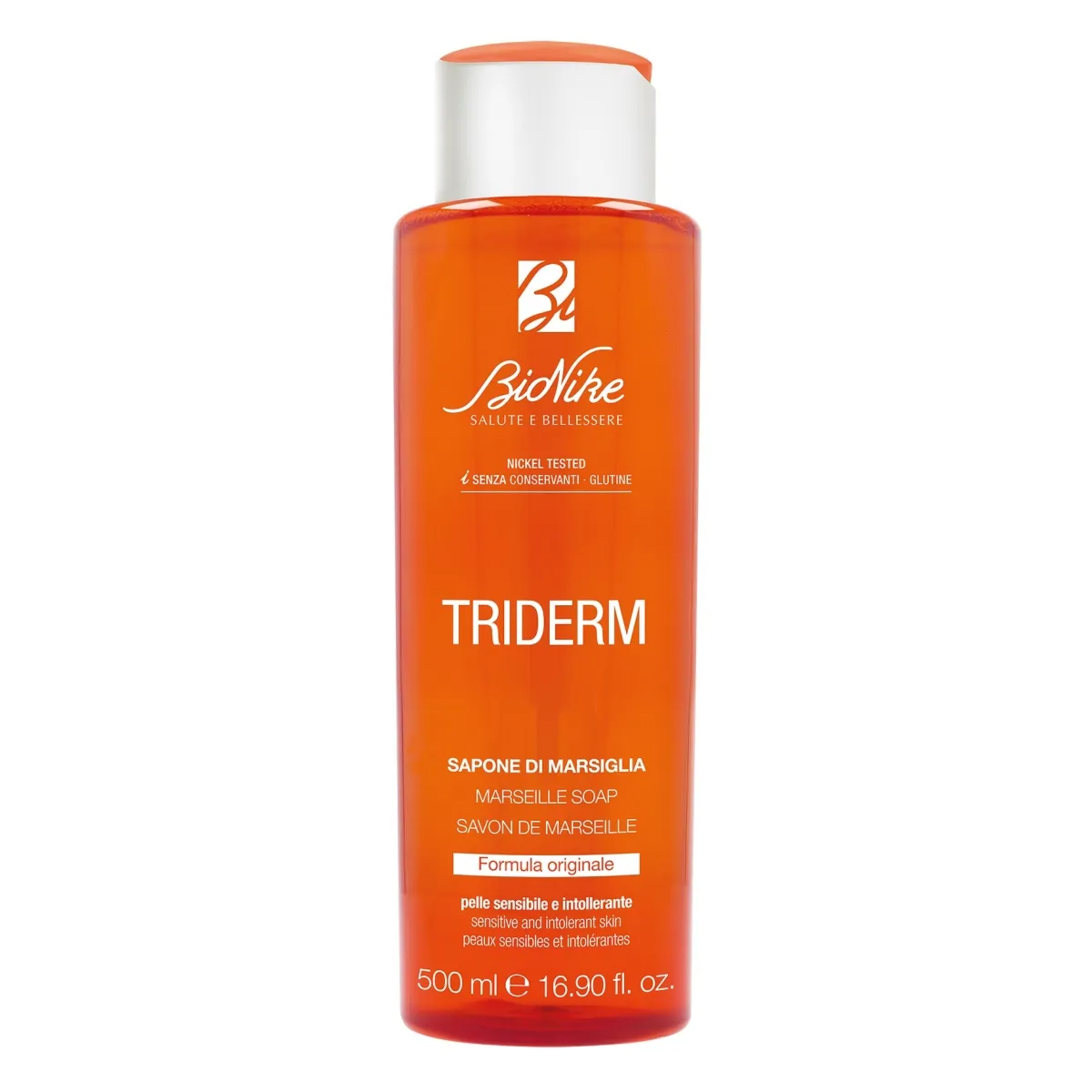 BIONIKE Triderm Marseille šķidrās ziepes, 500 ml - Produkta attēls