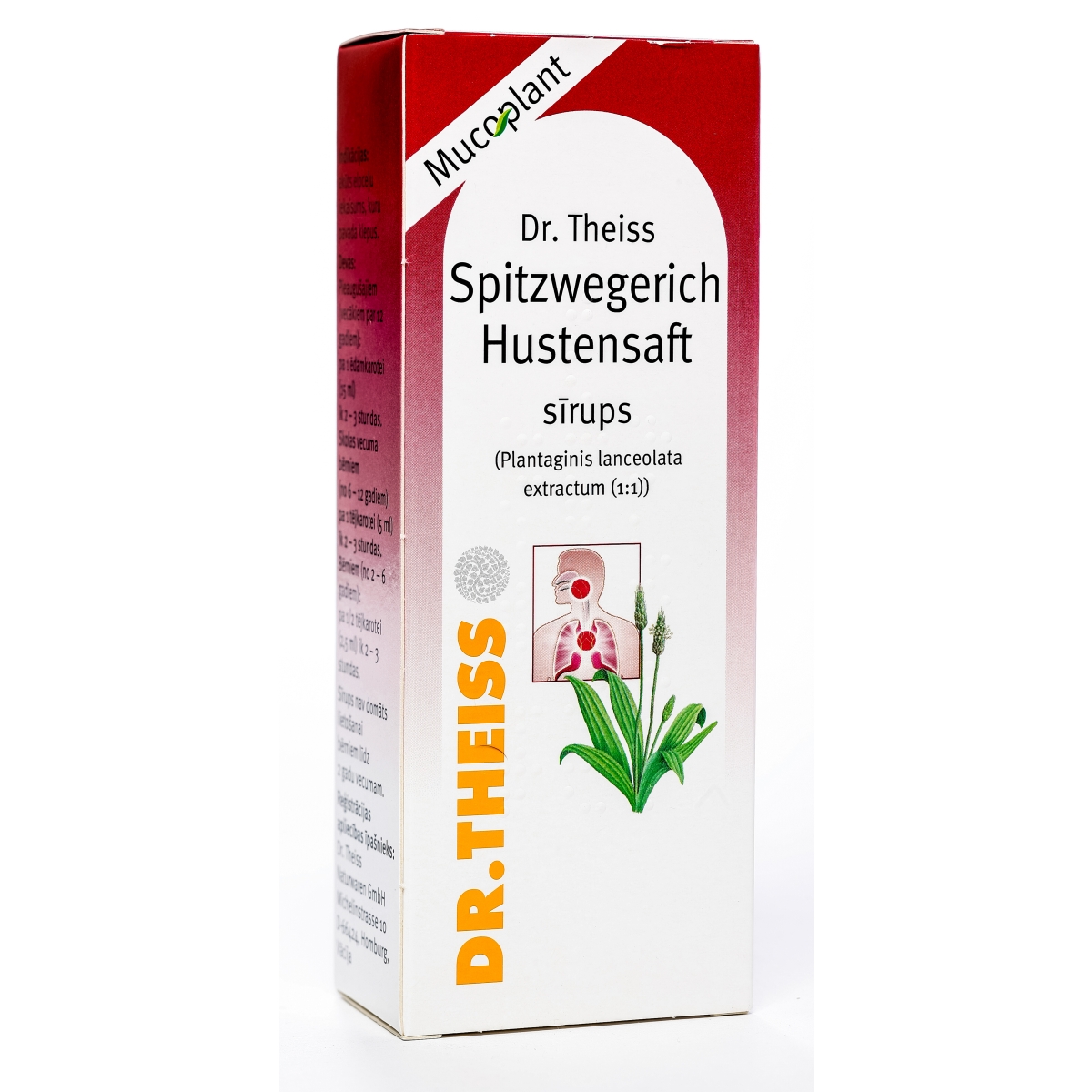 HUSTENSAFT CEĻTEKU SĪRUPS 100ML - Produkta attēls