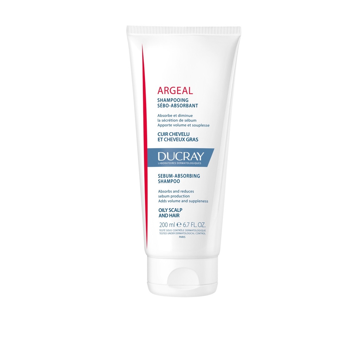 DUCRAY Argeal Sebumu regulējošs šampūns, 200ml - Produkta attēls