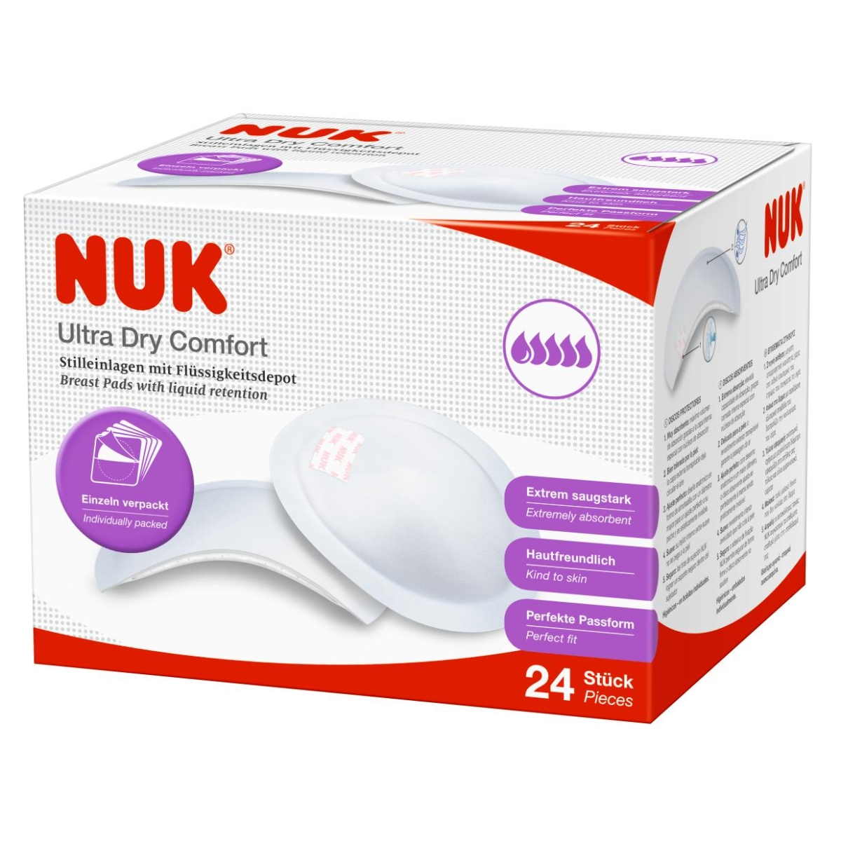 NUK KRŪŠTURU IELIKTŅI ULTRA DRY COMFORT N24 ;SE00 - Produkta attēls