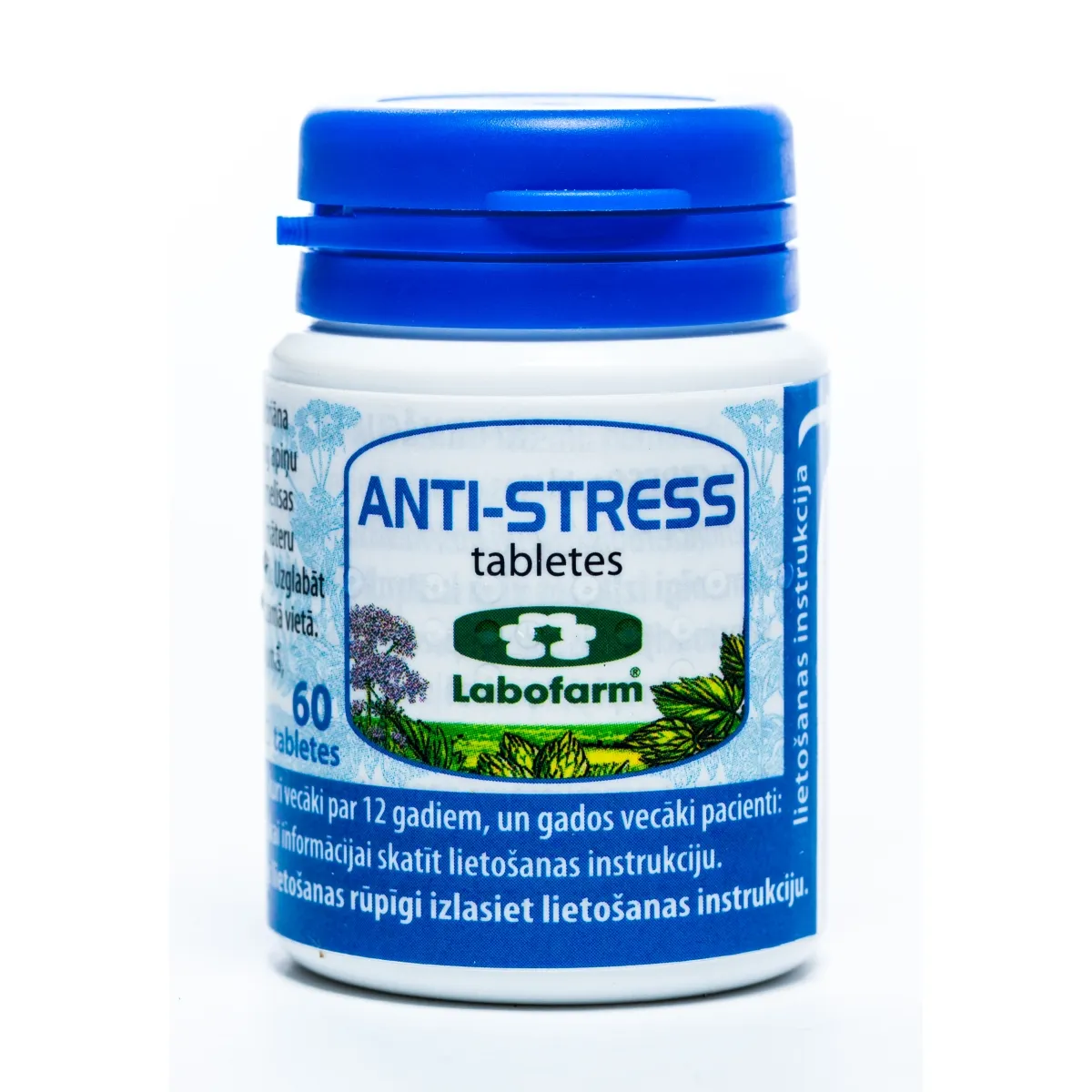 ANTI-STRESS TABLETES N60 PP PUDELĪTE - Produkta attēls