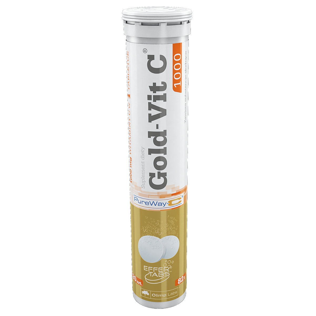 OLIMPLABS GOLD VIT. C 1000MG ŠĶ.TBL N20 APELSĪNU - Produkta attēls