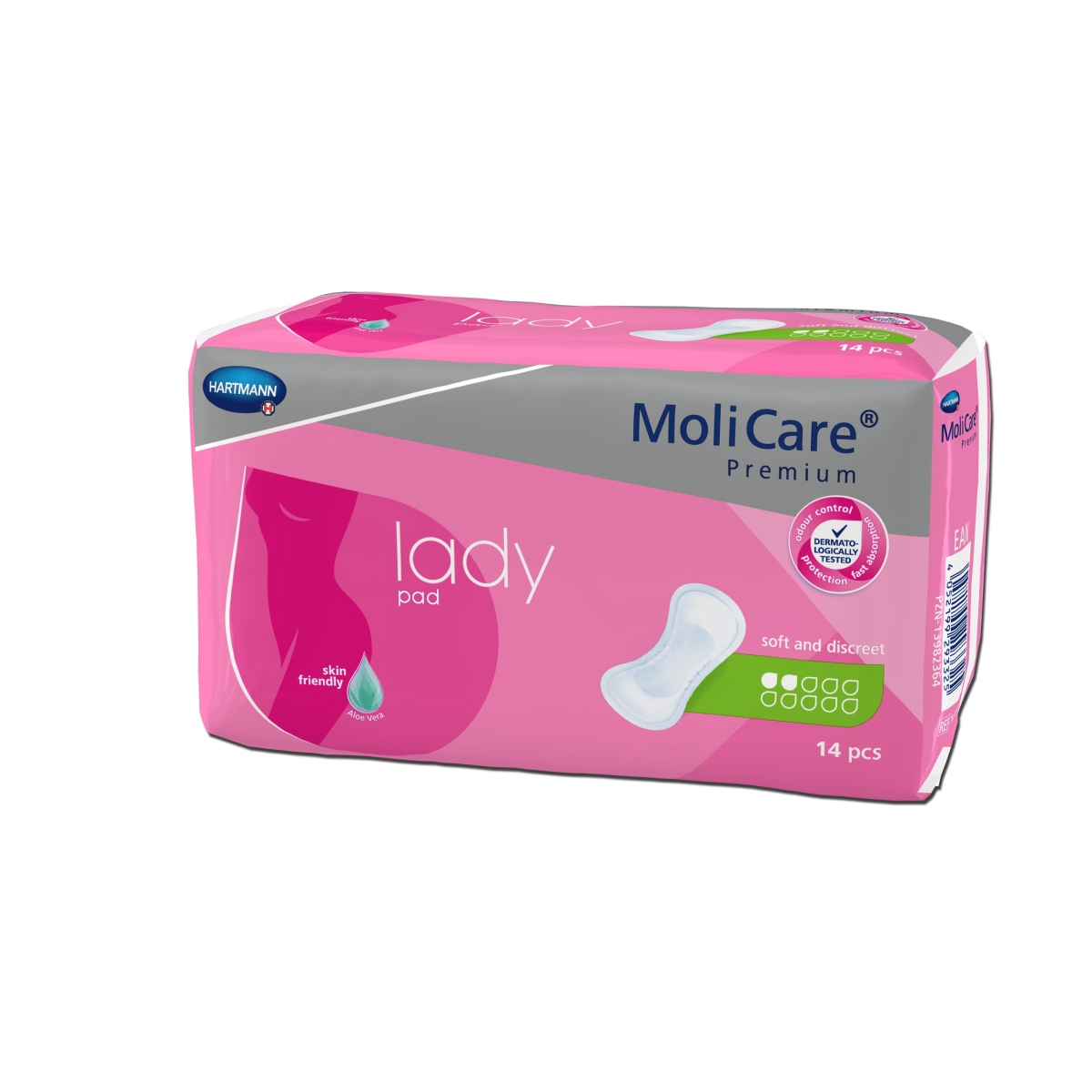 MOLICARE Prem Lady Pad ieliktņi (2 piles), 14 gab - Produkta attēls