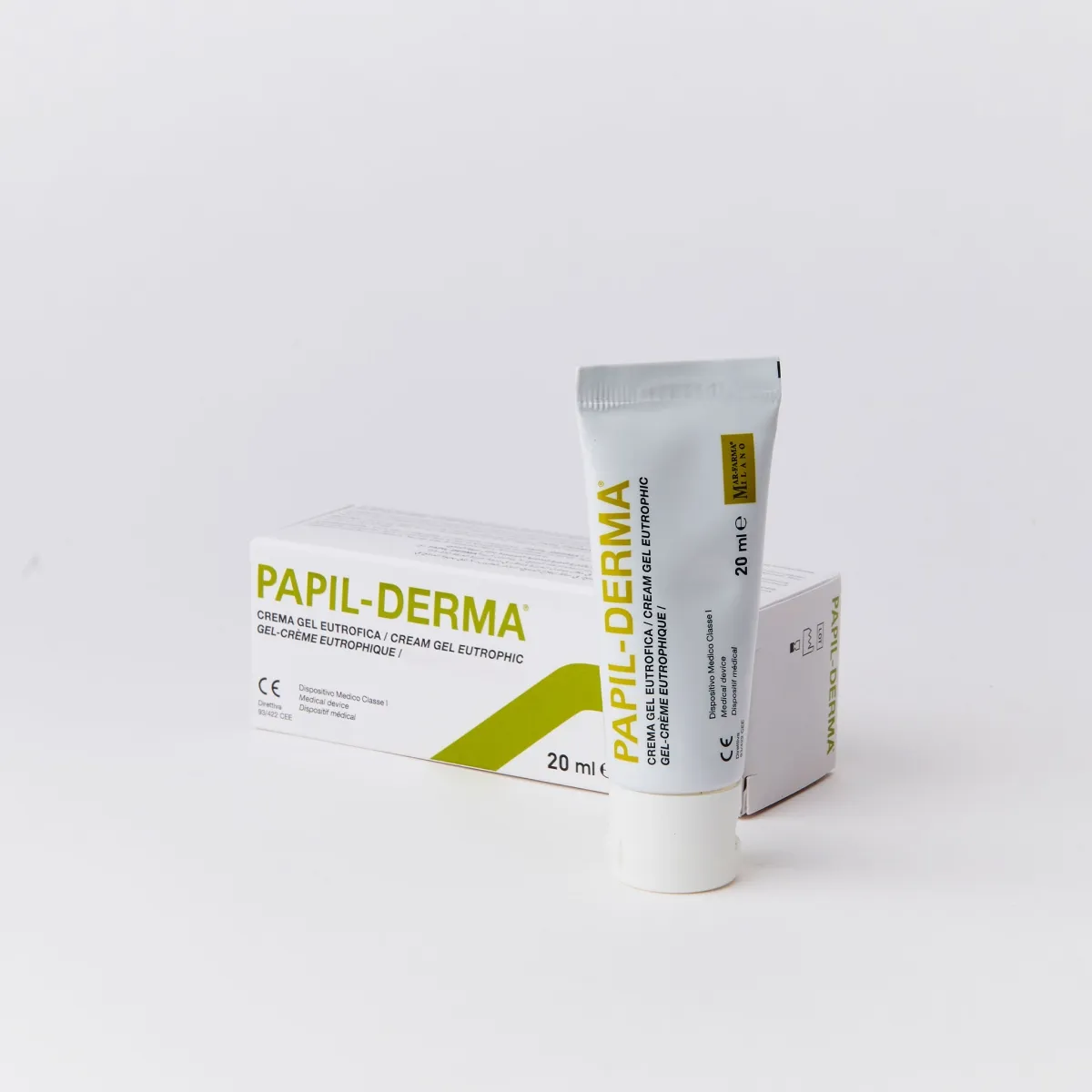 PAPIL DERMA krēmveida gels, 20 ml - Produkta attēls