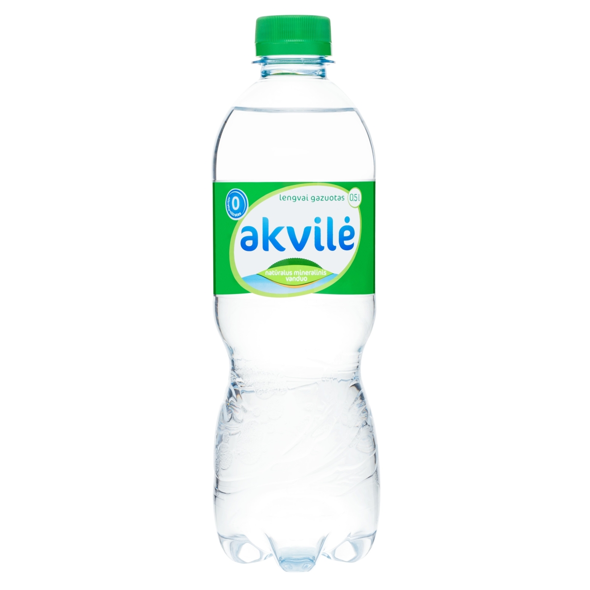 Naturāls minerālūdens Akvile 0,5l gāz. - Produkta attēls