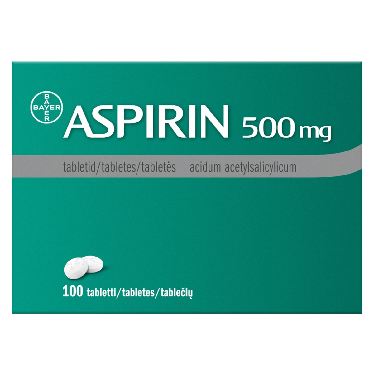 ASPIRIN 500MG TABLETES N100 (BAYER)