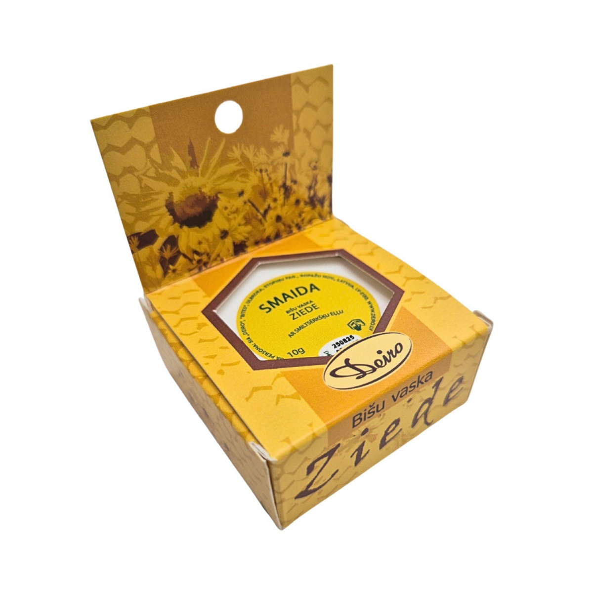 SMAIDA Bišu vaska ziede ar smiltsērkšķu eļļu, 10 g - Produkta attēls