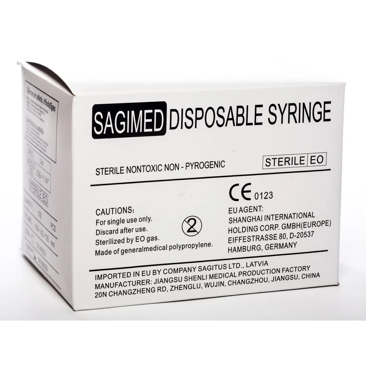 SYRINGE TRĪSKOMP.2ML 23G (+AD.0.6X32) SLIP N100 - Produkta attēls