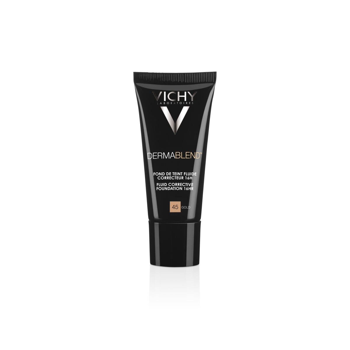 VICHY DERMABLEND koriģējošs tonālais fluīds Nr. 45 (zelts), 30ml - Produkta attēls