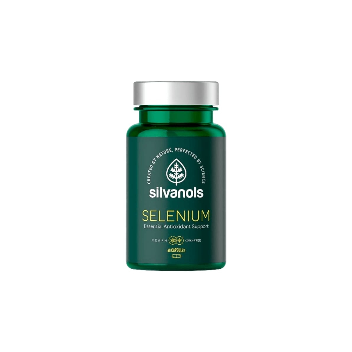 SILVANOLS Selenium kapsulas, 60 gab. - Produkta attēls