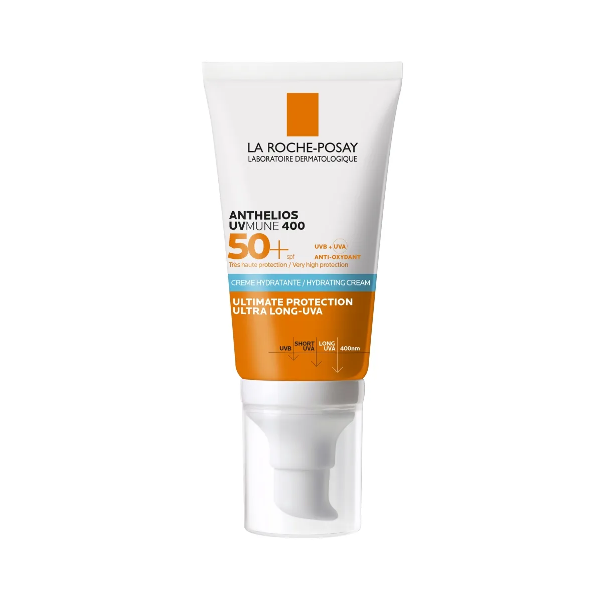 LA ROCHE POSAY Anthelios UVMune 400 mitrinošs krēms SPF50+, 50 ml - Produkta attēls