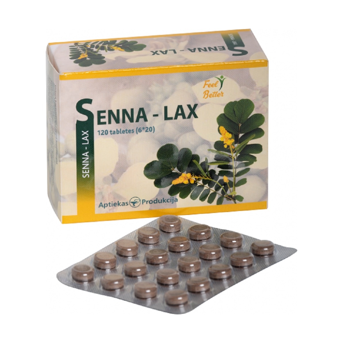 AP Senna-Lax tabletes, 120gab - Produkta attēls