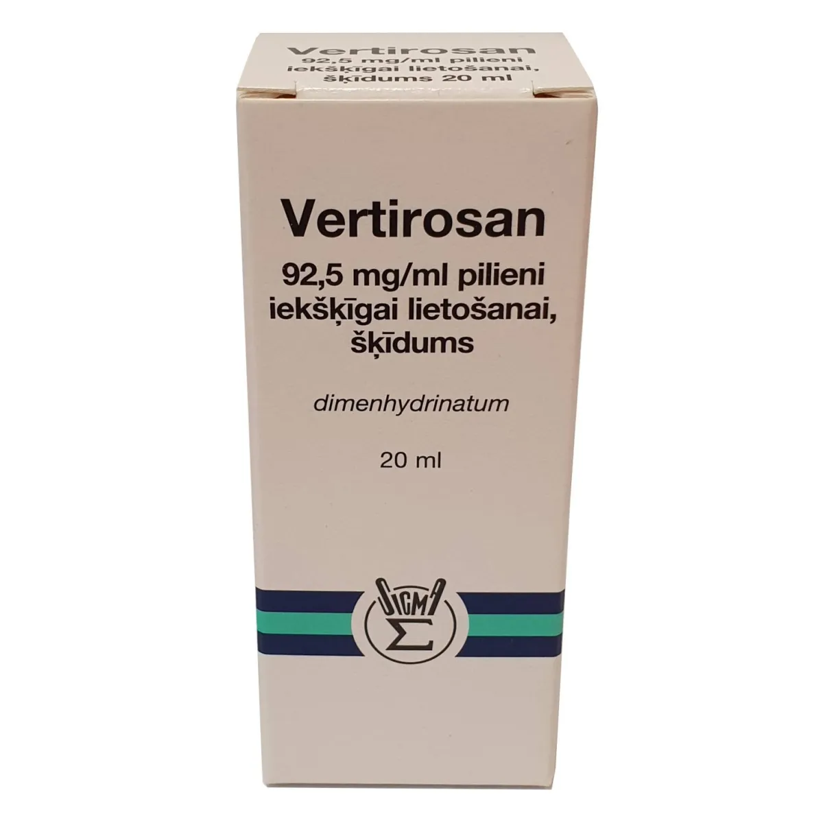 VERTIROSAN 92.5 mg/ ml, pilieni 20 ml - Produkta attēls