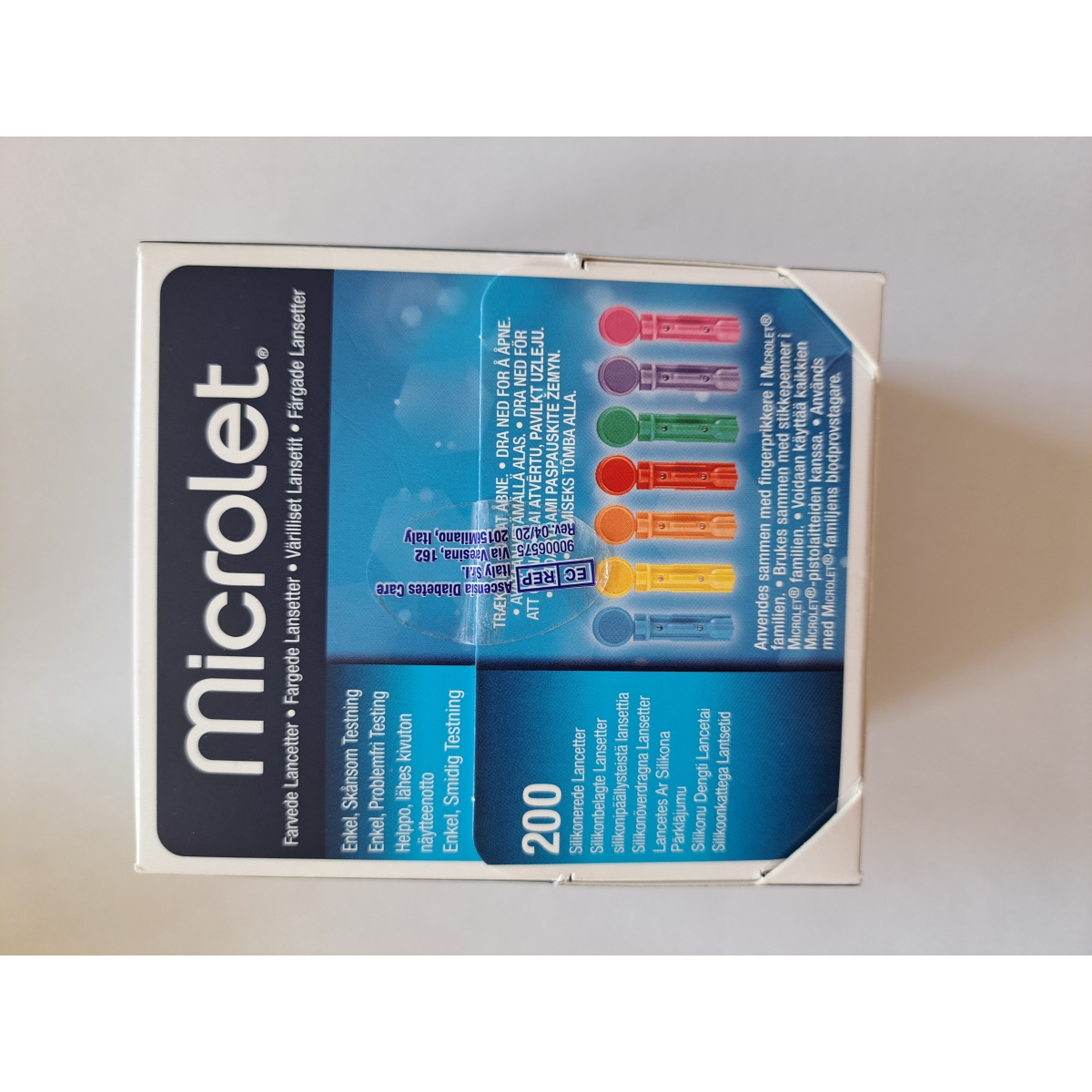 LANCETES MICROLET N200 (COLOR) - Produkta attēls