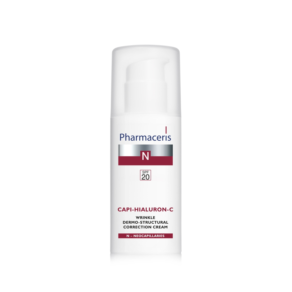 PHARMACERIS N.Capi-Hialuron-C pretgrumbu krēms, 50 ml - Produkta attēls